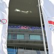 Logo Zondacrypto na Centrum Olimpijskim