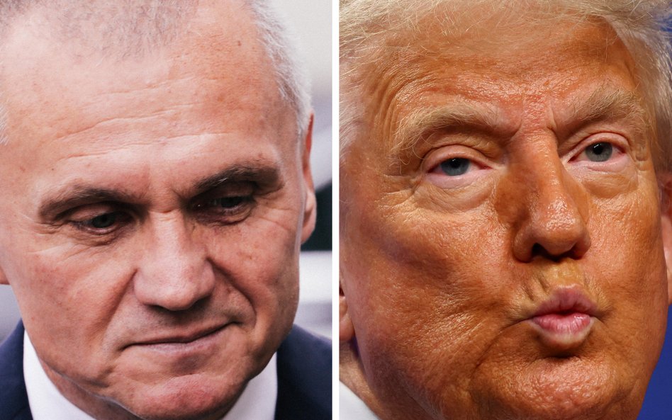 Gen. Roman Polko. Prezydent USA Donald Trump.