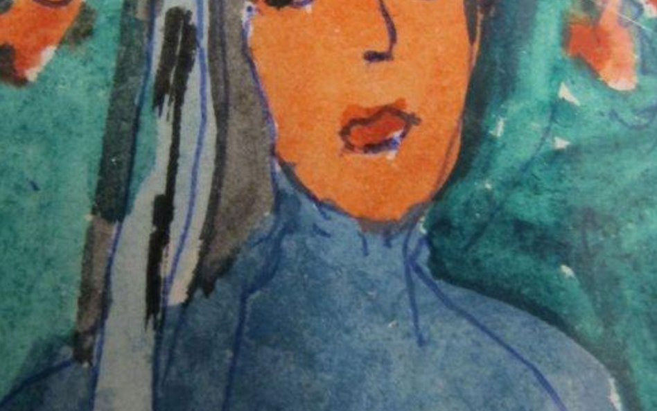 Alina Dawidowicz, akwarela/ papier