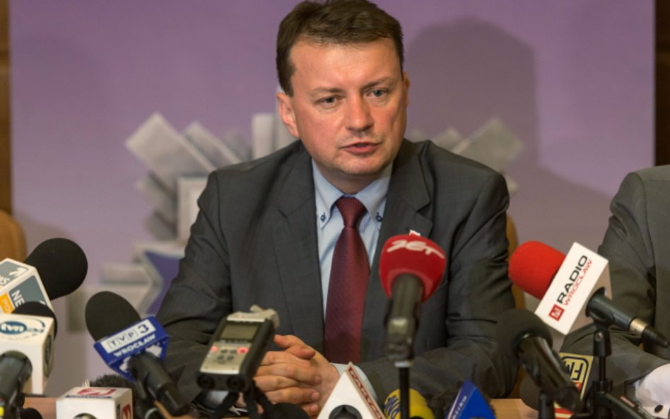 Szef MSWiA Mariusz Błaszczak