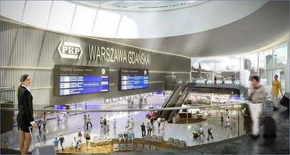 Nowy dworzec zostanie rozplanowany na trzech poziomach. Pod ziemią znajdzie się połączenie z peronam