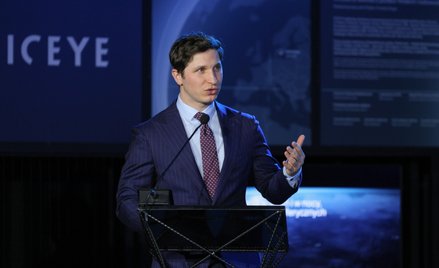 Prezes ICEYE Rafał Modrzewski