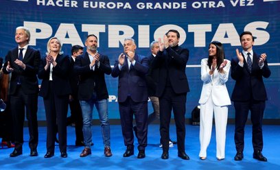 Liderzy europejskich partii skrajnie prawicowych podczas szczytu w Madrycie