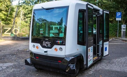Taki autonomiczny bus kursował do gdańskiego ZOO w 2019 roku.