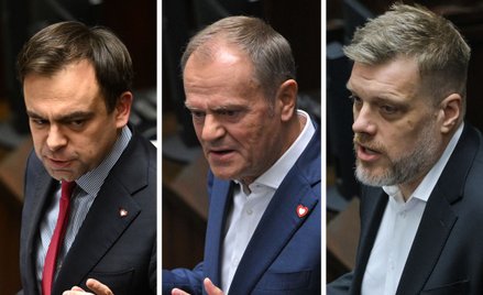 Andrzej Domański, Donald Tusk, Adrian Zandberg