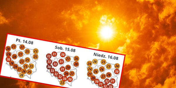Upał do 36°C w długi weekend — w niedzielę nadejdą burze
