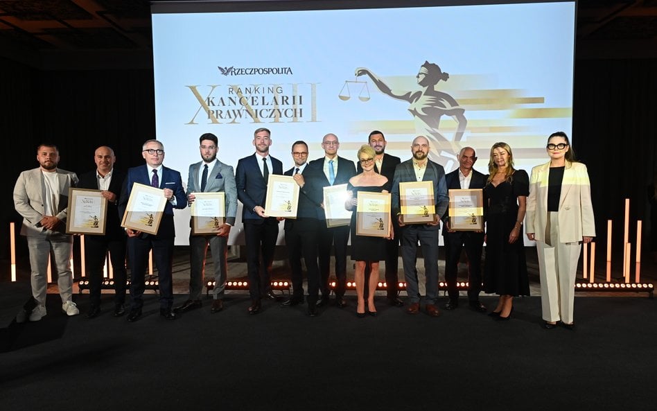 Laureaci 23.edycji rankingu kancelarii prawniczych „Rzeczpospolitej”