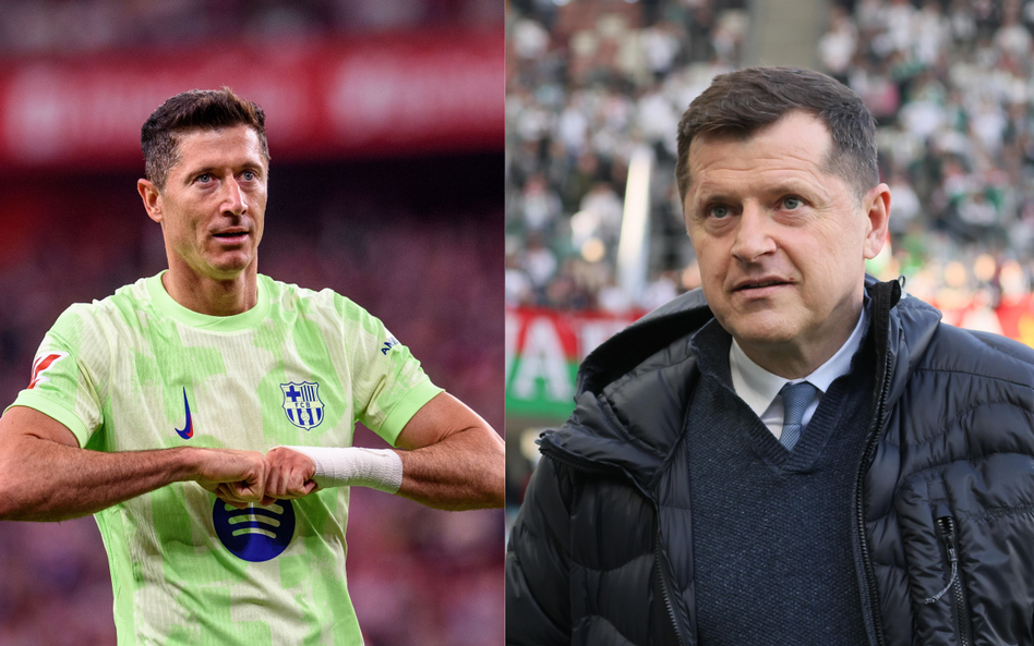 Robert Lewandowski i Cezary Kucharski