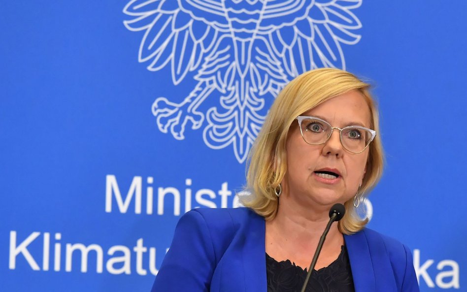 Minister klimatu i środowiska Anna Moskwa