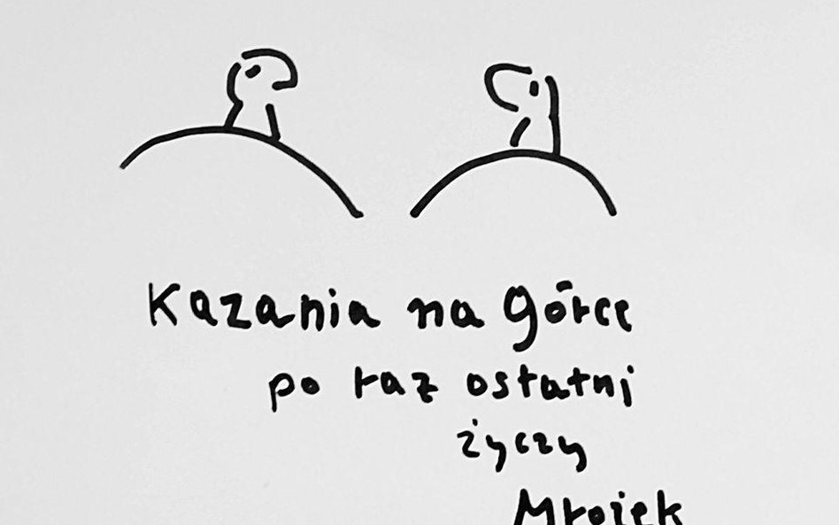 Ostatni rysunek Sławomira Mrożka dla „Rzeczpospolitej”