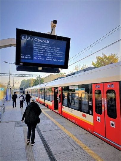 Obecnie 47 nowoczesnych pociągów zabiera podróżnych z 60 przystanków