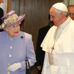 Królowa Elżbieta na spotkaniu z papieżem Franciszkiem w kwietniu 2014 roku