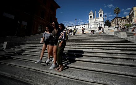 Schody Hiszpańskie w Rzymie