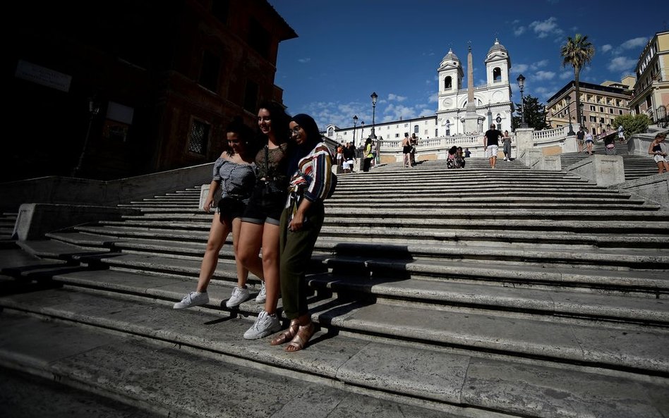 Schody Hiszpańskie w Rzymie