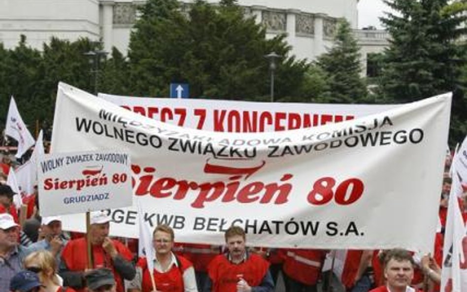 Będą kary dla związkowych działaczy