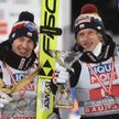 Kamil Stoch i Dawid Kubacki, czyli pierwszy i trzeci zawodnik w ostatnim Turnieju Czterech Skoczni