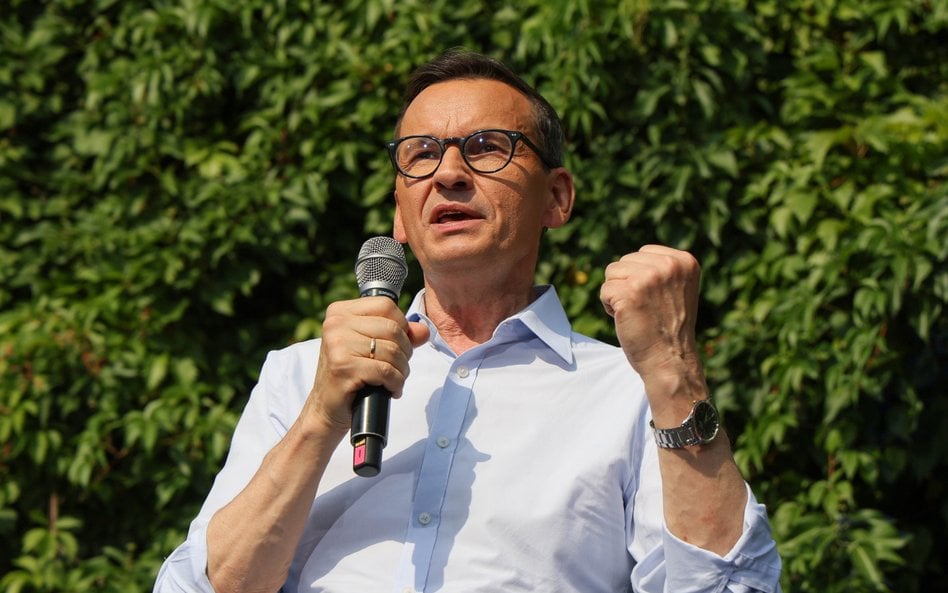 Przewodniczący KP Rozwój Plus Mateusz Morawiecki podczas wydarzenia „Rozwój + Wy”, czyli spotkania c
