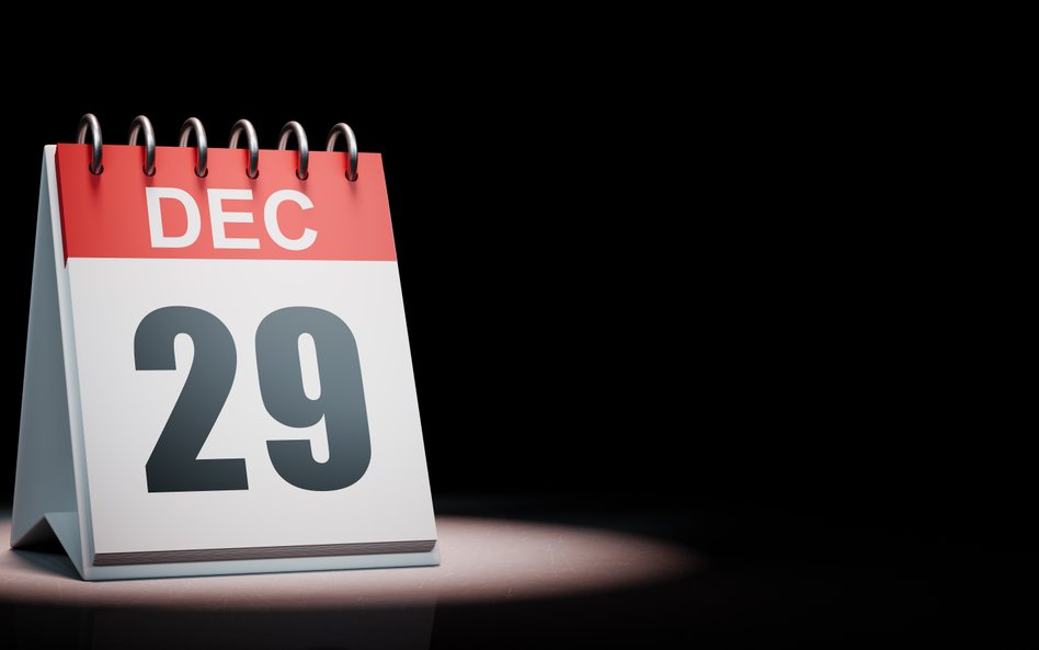 Wydarzy się dziś. Kalendarium wydarzeń na rynkach w dniu 29.12.2025