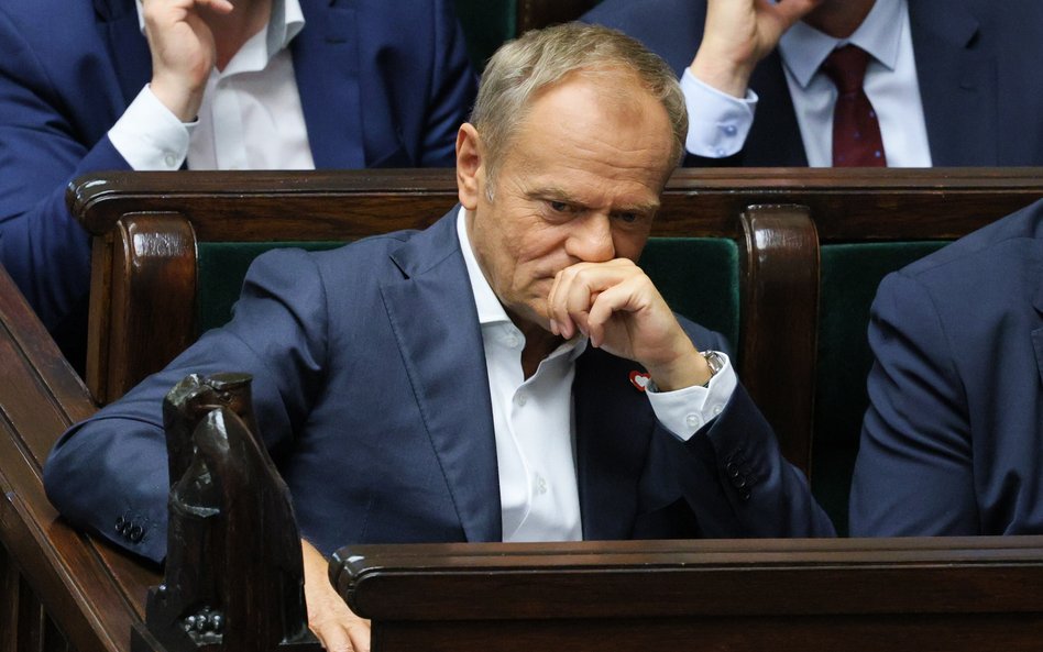 Premier Donald Tusk, przewodniczący Platformy Obywatelskiej