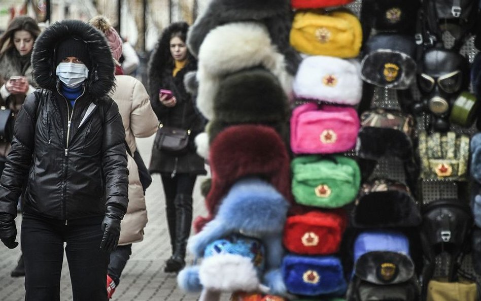 Słynna ulica Arbat w centrum Moskwy