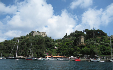 Zamek Castello Portofino we Włoszech, który kupił Bill Gates.