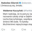 "Zmieszczą się, śmiało". Kontrowersyjny wpis Sikorskiego