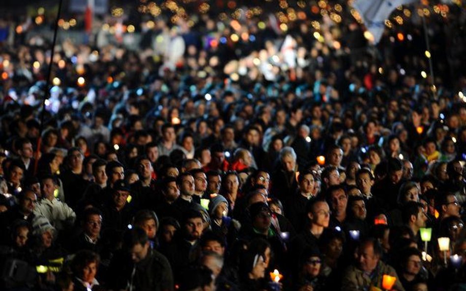 Pielgrzymi w Circus Maximus