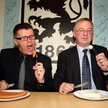 Manfred Stoffers, dyrektor generalny TSV 1860 Monachium (z lewej) i Janusz Filipiak, prezes Comarchu
