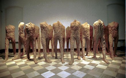 "Kroczący" - praca należąca do cyklu "Sąd Ostateczny"