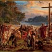 „Zaprowadzenie chrześcijaństwa roku Pańskiego 965”, obraz Jana Matejki z 1889 r.