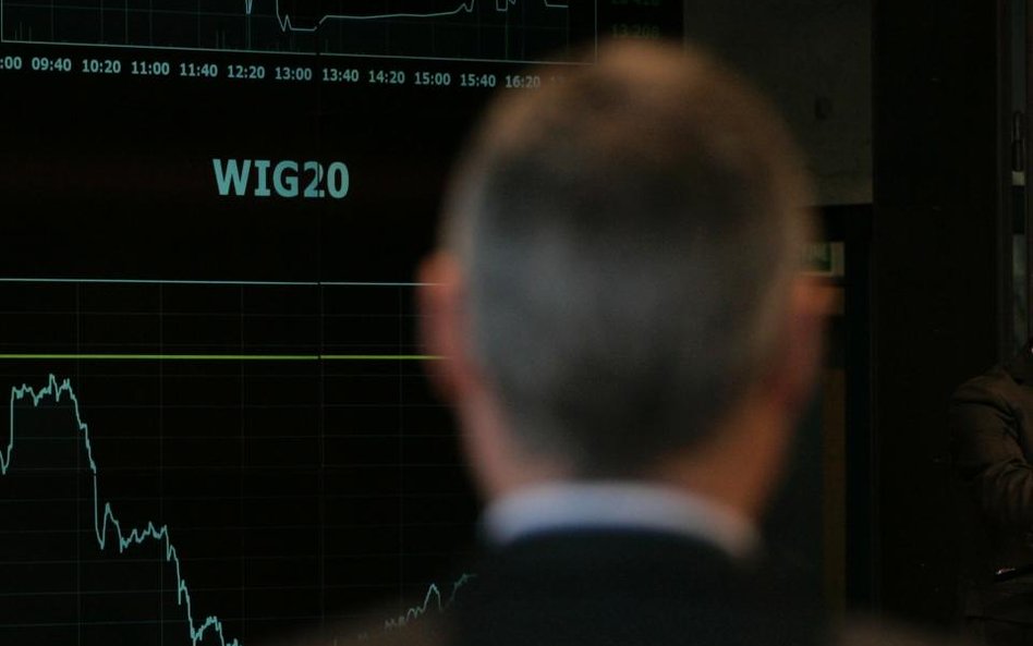 WIG20 mierzy się z poziomem 2160 pkt