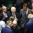 Prezes Jarosław Kaczyński i klub PiS w Sejmie