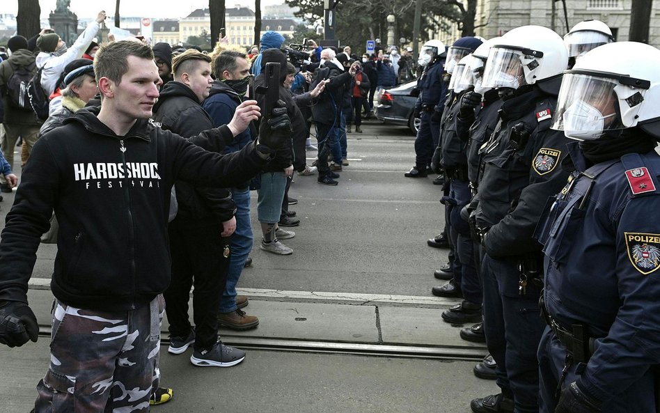 Niedzielny protest w Wiedniu