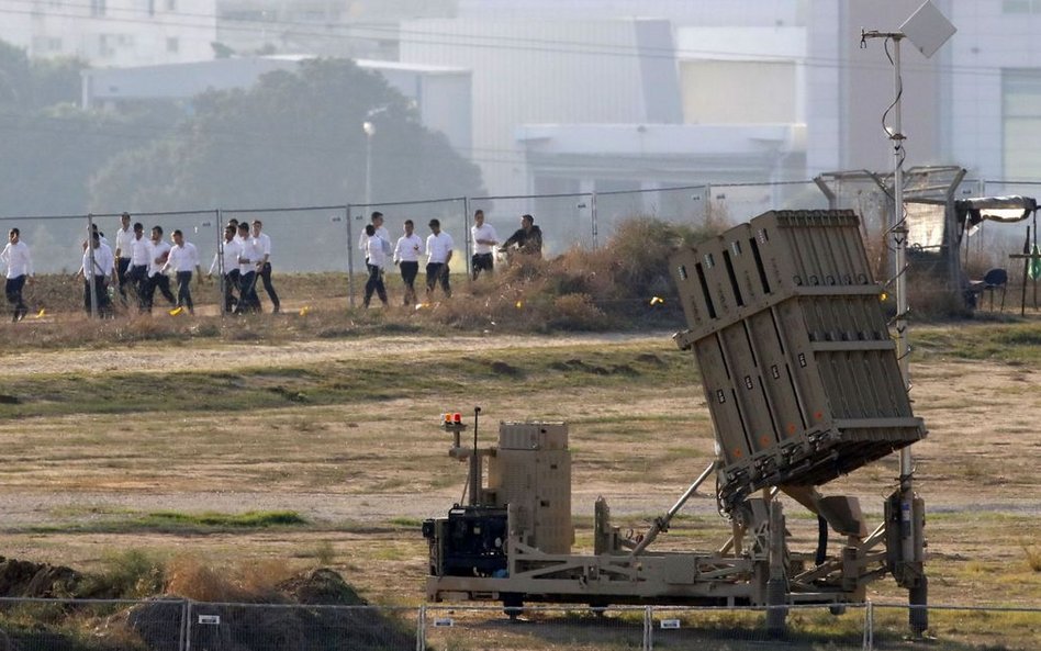 Bateria systemu Żelazna Kopuła w mieście Aszdod leżącym 25 km na południe od Tel Awiwu