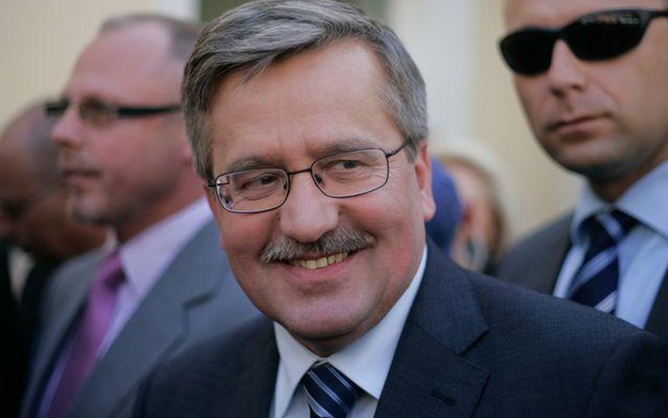 Kandydat na prezydenta Bronisław Komorowski