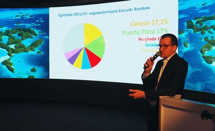 Maciej Szczechura przedstawia ofertę egzotyczną biura podróży podczas trwających w tym tygodniu spot