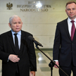 Prezydent Andrzej Duda oraz prezes PiS Jarosław Kaczyński