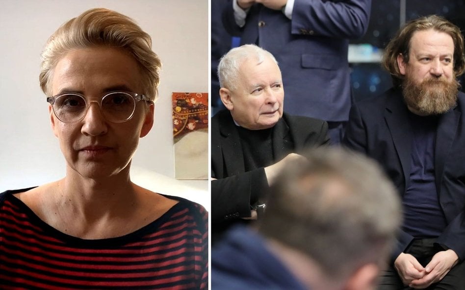 Joanna Scheuring-Wielgus, Jarosław Kaczyński i prezes TVP, Mateusz Matyszkowicz