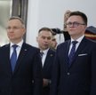Andrzej Duda i Szymon Hołownia