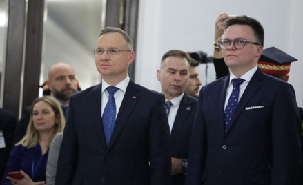 Andrzej Duda i Szymon Hołownia