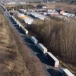 Korki ciężarówek przy granicy z Białorusią rozciągają się już na dziesiątki kilometrów. To m.in. sku