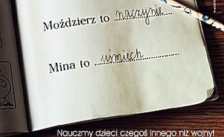 Plakat kampanii „Akcja edukacja”
