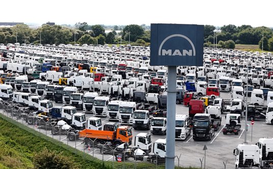 Magazyny MAN w Niepołomicach.