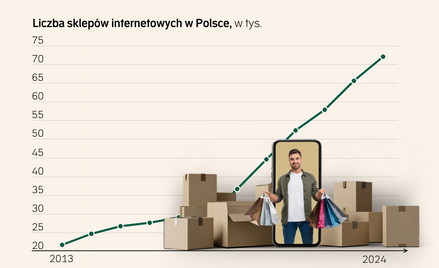 Sklepów internetowych niedługo będzie więcej niż spożywczaków