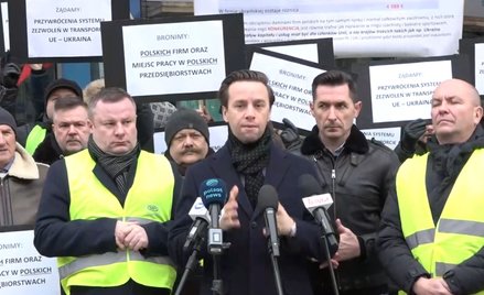 Protest na granicy. Krzysztof Bosak: Oczekujemy, że rząd Polski zacznie reprezentować Polaków