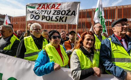 Rolnicy już od kilku miesięcy protestują przeciwko wwozowi zboża z Ukrainy do Polski