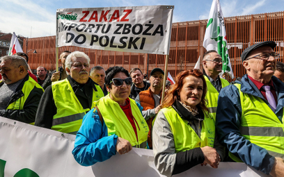 Rolnicy już od kilku miesięcy protestują przeciwko wwozowi zboża z Ukrainy do Polski