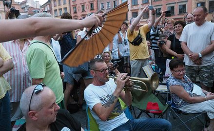 Radość Włochów na gorącej Starówce