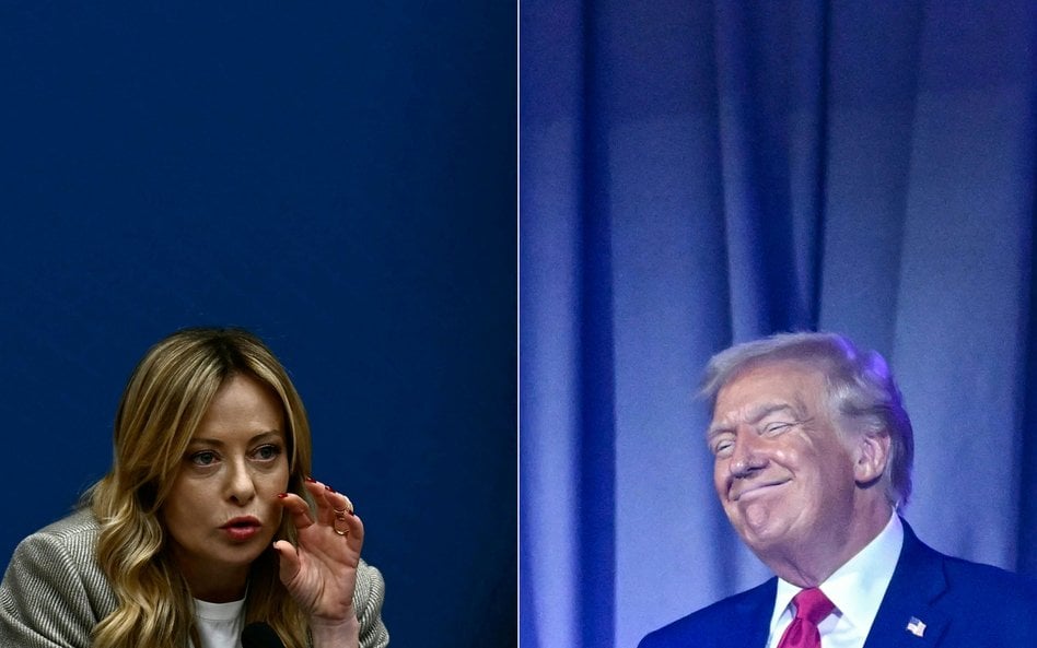 Giorgia Meloni i Donald Trump