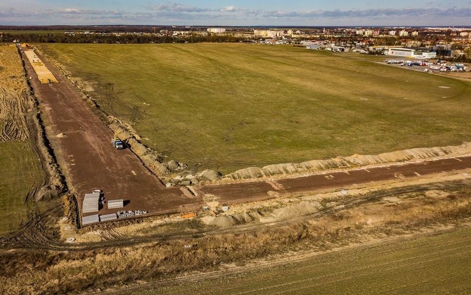 Prace na lotnisku w Gliwicach idą pełną parą